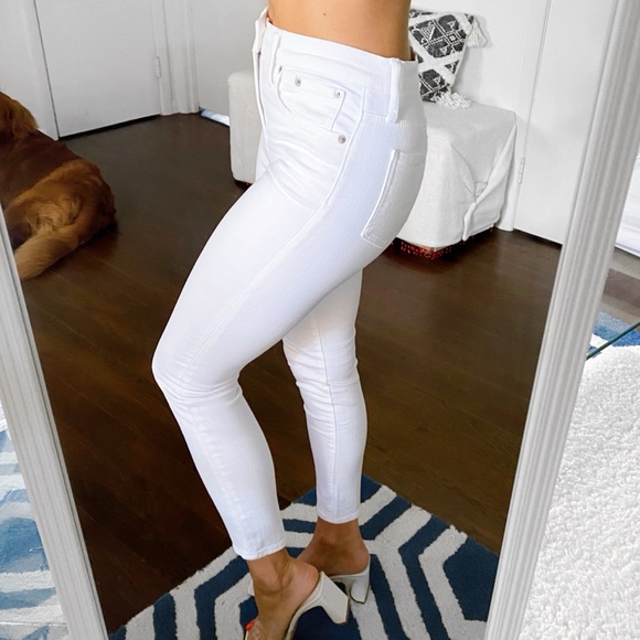 π J.CREW WHITE 9β TOOTHPICK SKINNY JEANS! - Picture 3 of 14